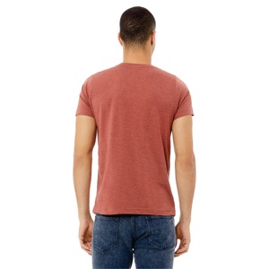 T-shirt décontracté à col rond pour hommes, teint uni, coupe régulière, tricoté à manches courtes, léger, confortable et doux, pour tous les jours - Product Image 3