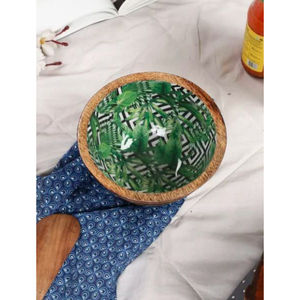 Bol alimentaire de vaisselle dernier design fait à la main le plus vendu bol à fruits alimentaire en bois pur de forme ronde de l'Inde - Product Image 4