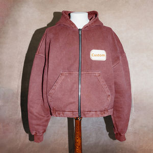 เสื้อฮู้ดแบบสวมหัวมีฮู้ดผ้าคอตตอนผ้าเทอร์รี่มีฮู้ดสำหรับผู้ชายเสื้อผ้าสำหรับฤดูหนาวสินค้าผลิต - Product Image 3