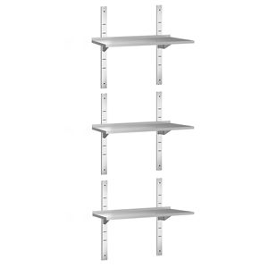 Estante de Pared Comercial de Acero Inoxidable PREMIUM - 1000x300mm - 3 Niveles - Product Image 1