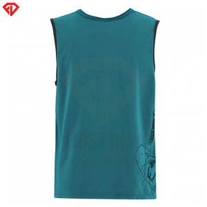 Camiseta sin mangas con logotipo personalizado de alta calidad para hombre, camiseta sin mangas transpirable para entrenamiento deportivo, correr, gimnasio, novedad - Product Image 2