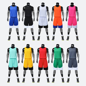 Nouvel uniforme de basketball de qualité supérieure pour équipe de jeunes, impression sublimée, nouveau style, ensembles d'uniformes de basketball sans manches - Product Image 1