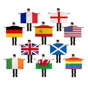 Bandera de Inglaterra, 3x5 pies, impresa en blanco con cruz roja, bandera de poliéster de calidad 68D para interiores/exteriores, 90x150 cm, banderas de todos los países - Product Image 1