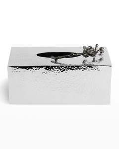 Caja de pañuelos de mesa de decoración de hotel de diseño vintage caja de servilletas de metal de primera calidad para guata caja de pañuelos de decoración de mesa - Product Image 2