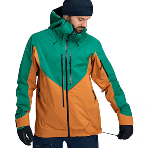 La mejor chaqueta de esquí a prueba de viento impermeable para exteriores para hombre, Technics estampados de talla grande para abrigos de lluvia de nieve de montaña - Product Image 1