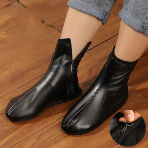 2024 Pie de cuero hecho a medida para Hombres Nuevo estilo temporada de invierno calcetines de cuero estilo fábrica OEM fabricante calcetines de cuero - Product Image 3