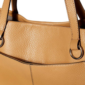 Bolso de mano de cuero de color sólido de último diseño 2026, hecho en fábrica, bolsos de mano de cuero con asa ligeros y cómodos - Product Image 4