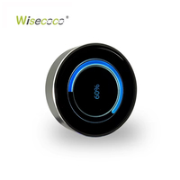 Manette de changement de vitesse personnalisée Wisecoco avec écran TTL, solution de port série, écran AMOLED HMI de 1,43 pouce, encodeur rotatif, écran OLED