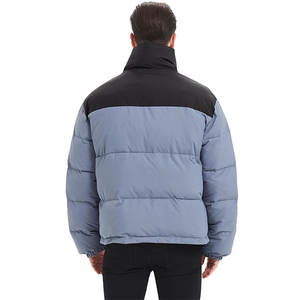 Veste matelassée pour homme très vendue, 100% coton, rembourrage en polyester, col montant, fermeture éclair, impression de logo personnalisée - Product Image 3