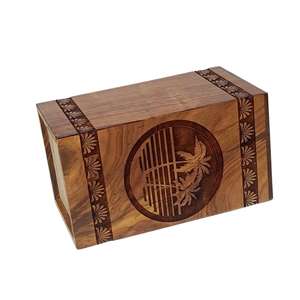 Urne en palissandre Arbre de vie personnalisé pour animaux de compagnie Enterrement fait à la main - Product Image 3