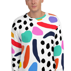 Sweat-shirt pour homme à forte demande, confortable, décontracté, tissu chaud, imprimé, col rond, pull, vente en gros de sweat-shirt pour homme - Product Image 6