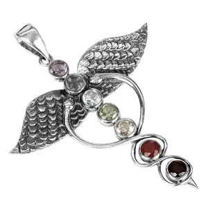 Pendentif en argent 925 plaqué or rose rhodié pour femme, à porter au quotidien ou en cadeau - Product Image 2