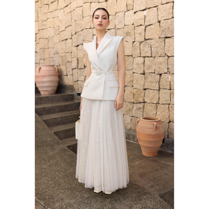 Jupes élégantes Enzo Leo pour femmes, vêtements durables de bonne qualité, fabrication OEM ODM au Vietnam, prêtes à être expédiées, livraison rapide, exportation de mode - Product Image 3