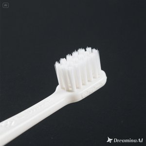 Cepillo de dientes blanco minimalista SoftBristle, mango ergonómico con diseño en relieve para un cuidado bucal suave 100 Box - Product Image 2