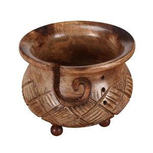 Article de décoration pour la maison écologique de qualité supérieure Bol en fil de conception unique Fabriqué à la main en bois manguier pin Sheesham Acacia teck hêtre - Product Image 2