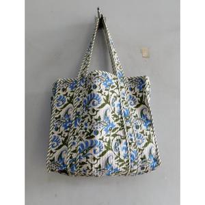 <b>Quilted</b> Boho Printed Shoulder Tote Bag for Women Eco-Friendly Lightweight for Daily Use Stylish for All Autumn Winter - Product Image 1