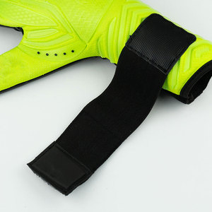 Gants de gardien de but en latex et nylon tricoté professionnels, meilleurs gants d'entraînement de football, fabricant en gros, 202 - Product Image 2