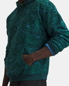 Newest Design Digital Hoodie Pullover Green Blue 500 GSM Breathable 100% Cotton French Terry Casual Autumn Wear Sweatshirt - Product Image 3
