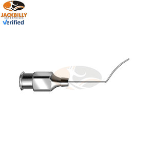 Cánula de Hidrodiseción Nichamin, Calibre 25, Acero Inoxidable, Instrumento Médico Quirúrgico Oftálmico, Procedimientos Seguros para Lentes - Product Image 3