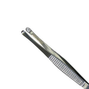 Pinces à tissus russes manuelles en acier inoxydable, instruments chirurgicaux vétérinaires de dissection et de préhension, certifiées CE classe I ISO13485 - Product Image 2