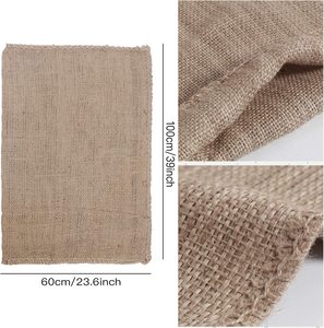 Reusable Woven Jute Burlap <b>Bag</b> for Backyard Gardening, Food Storage, <b>Halloween</b> Costume Birthday <b>Party</b> Game OEM - Product Image 6
