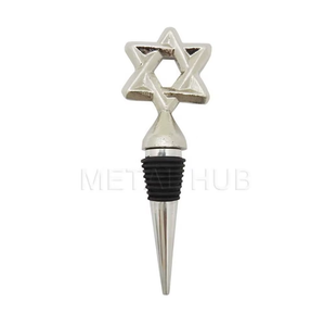 Logotipo personalizado de estrella de David para tapón de botella de vino de champán accesorio de bebida promocional - Product Image 6