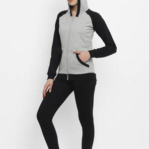 Venta al por mayor de las mujeres de entrenamiento de gimnasio chándal personalizado 2 piezas Set Jogging Chándal Diseños para las mujeres - Product Image 4