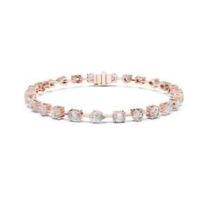 Yellow Gold Rhodium Plated Ice Out VS1 Moissanite Multi Cut Diamond Trendy Wedding Party <b>Bracelet</b> for Unisex 925 Sterling <b>Silver</b> - Product Image 6