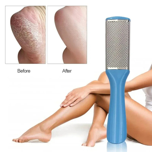 Heel Clean Pedicure Tools Callus Remover Foot Scrubber Foot <b>File</b> and Callus Remover Feet Massage Brush Manicure Foot Care Tools - Product Image 3