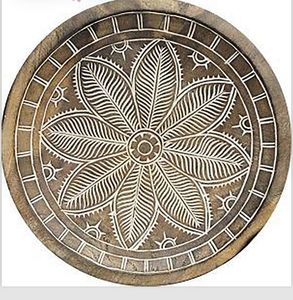 MEUBLES CONTRASTANTS EN INSTALLATION D'OS Armoire à incrustation d'os véritable au design moderne avec 7 tiroirs pour le salon armoire à incrustation d'os impex - Product Image 1