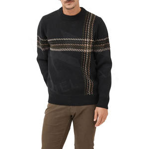 Pull d'hiver à col haut pour hommes de créateur Pull en laine tricoté à la main respirant et à la mode - Product Image 3