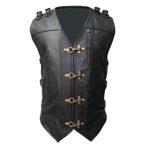 Gilet en cuir décontracté pour homme, personnalisable pour l'hiver, disponible en gros, meilleure qualité, design personnalisé, durable - Product Image 1