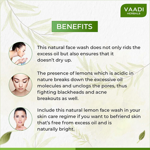 Vaadi Herbals Honey Lemon Face Wash 60g - Product Image 4