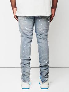 Pantalones vaqueros estilo hip hop para hombre, pantalones cortos ajustados con agujeros, pantalones lápiz, nuevos pantalones vaqueros pintados para hombre, ropa de calle, pantalones vaqueros largos - Product Image 3