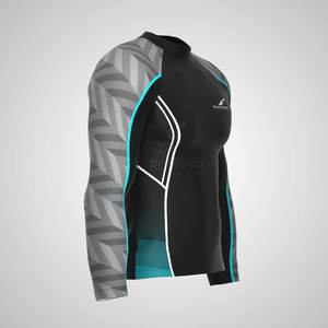 Rash Guard personnalisé tissu à haute élasticité séchage rapide et confortable pour le sport Rash Guard à séchage rapide - Product Image 5