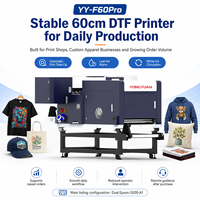Imprimante DTF industrielle YY-F60Pro 60cm Epson I3200 pour l'impression directe sur film, destinée aux entreprises de confection et aux ateliers d'impression