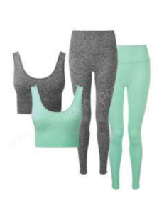 ชุดออกกำลังกายขาสั้นไร้ตะเข็บสำหรับผู้หญิงชุดเล่นกีฬาใหม่ออกแบบได้ตามต้องการ - Product Image 4