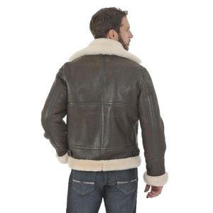 Chaqueta de cuero para hombre de invierno 2025, abrigos de cuero térmicos de piel gruesa informal para hombre, chaqueta de cuero personalizada de piel para hombre, Invierno otoño - Product Image 5