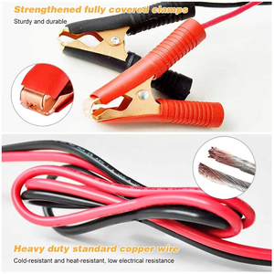 Cargador de Batería Universal para Auto de 12v 24v con Pantalla, Conector y Pinza de Terminales - Arrancador de Emergencia - Product Image 6