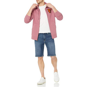 Sudaderas con capucha con cremallera para hombre hechas a medida, ropa informal de invierno de alta calidad para uso en exteriores, precio competitivo, técnicas teñidas lisas - Product Image 4