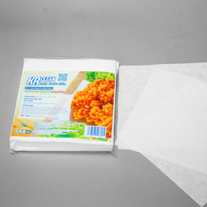 Papier absorbant d'huile alimentaire Krclean, taille 25x25cm, spécialisé pour les plats frits, fabriqué à partir de pâte de bois, produit au Vietnam - Product Image 3
