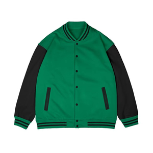 แจ็คเก็ตเบสบอลวินเทจแบบ Letterman Varsity สำหรับผู้ชาย ปักลายเชนิลล์ พร้อมโลโก้ OEM แบบกำหนดเอง - Product Image 1