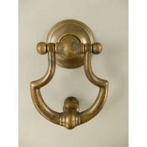 Timbre de Puerta de Metal Dorado Antiguo Pulido Ecológico, Accesorio de Diseño para Puertas, Decoración de Entrada Moderna y Lujosa para Diwali - Product Image 2