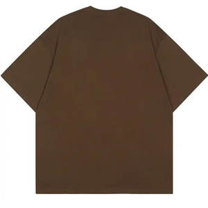 Ropa de calle de alta calidad para hombre, camisetas con serigrafía de algodón/fibra de bambú, secado rápido, transpirable, informal, venta al por mayor, ropa de moda - Product Image 2