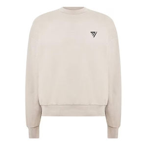 Sudadera de algodón suave para uso diario Sudadera clásica de cuello redondo a la moda Sudadera de algodón unisex OEM ODM - Product Image 1