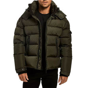 Luxury <b>Puffer</b> <b>Jackets</b> Winter Outdoor Down Bubble Coats Men's Clothing High Quality Plain Warm Bubble <b>Jacket</b> for Men RRI-MJ-19 - Product Image 5