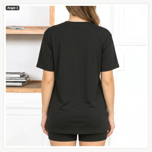 Camiseta Gráfica de Capibara de Dibujos Animados para Mujer, Talla Grande, Ajuste Holgado, 100% Algodón Jersey, Ecológica, Transpirable, hasta la Talla 6XL - Product Image 2