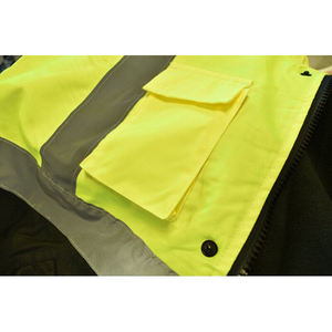 Sudaderas con capucha de alta visibilidad para hombre de material duradero disponibles en venta al por mayor Sudaderas con capucha de alta visibilidad para hombre antiarrugas hechas a medida con calidad premium - Product Image 3