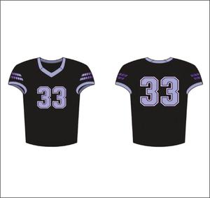 Maillots de football américain sur mesure respirants de qualité supérieure, grandes tailles |   Vêtements de sport unisexes de haute qualité 100% polyester - Product Image 5