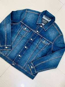 Chaqueta Bomber de Mezclilla Estampada de Primavera para Hombre, 100% Algodón, Alta Calidad, Diseños Casuales Mixtos, Etiquetas de Marca Ecológicas, Disponible en Existencia - Product Image 3